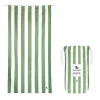 Dock & Bay Strandtuch Cabana 200 cm x 90 cm, Weiss, Khaki