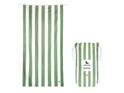 Dock & Bay Strandtuch Cabana 200 cm x 90 cm, Weiss, Khaki