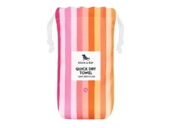 Dock & Bay Strandtuch Miami Sorbet 200 cm x 90 cm, Mehrfarbig