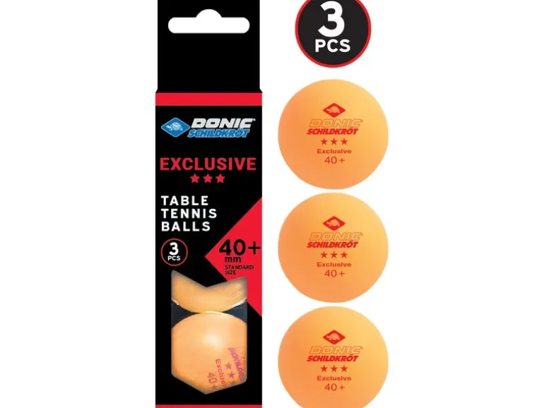 DONIC Schildkröt Tischtennisball 3-Stern Avantgard orange
