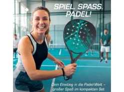 DoYourSports Padelschläger 46.5 cm Starter Set 4-tlg. Schwarz