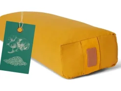 DoYourYoga Yoga-Bolster Paravati mit Bio-Dinkelspelz Gelb
