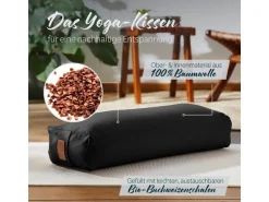 DoYourYoga Yoga-Bolster Paravati Schwarz
