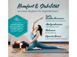 DoYourYoga Yoga-Bolster Paravati Schwarz