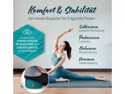 DoYourYoga Yoga-Kissen Vishnu Dinkelspelz, Grün