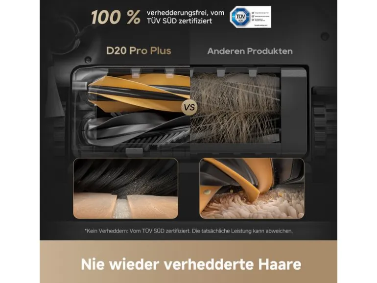 Dreame Saug- und Wischroboter D20 Pro Plus mit Clean Base, Weiss