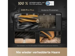 Dreame Saug- und Wischroboter D20 Pro Plus mit Clean Base, Schwarz