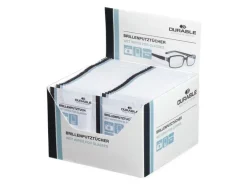 DURABLE Brillenputztuch 100 Stück, Weiss
