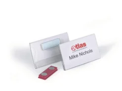 DURABLE Namensschild mit Magnet 25 x 75x40 mm