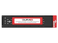 DURAfix Nummernrahmen-Set Kunststoff schwarz, 30 × 8 cm/50 × 11 cm