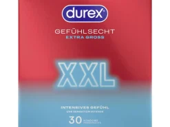 Durex Kondome Gefühlsecht XXL Vorteilspackung 30 Stück