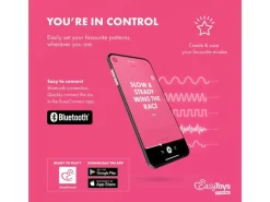 EasyConnect EasyConnect VibrationsPenisring Leo, appgesteuert Rosa