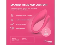 EasyConnect EasyConnect Vibrierendes Ei Aria, appgesteuert Rosa