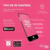 EasyConnect EasyConnect Vibrierender Analplug Axel, appgesteuert Rosa