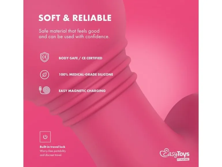 EasyConnect EasyConnect Vibrierender Analplug Axel, appgesteuert Rosa