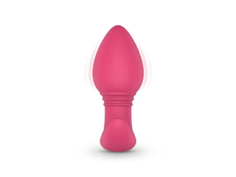 EasyConnect EasyConnect Vibrierender Analplug Axel, appgesteuert Rosa