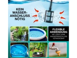 EASYmaxx Akku-Hochdruckreiniger 21 V, Schwarz