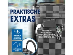 EASYmaxx Einkaufstrolley  52 l, Schwarz / Grau
