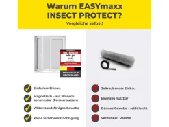 EASYmaxx Fliegengitter Magic Click 1.5 x 1.3 m