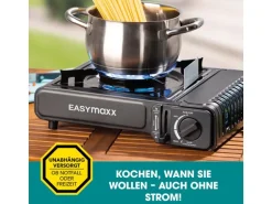 EASYmaxx Gaskocher inkl. Koffer