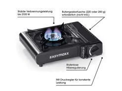 EASYmaxx Gaskocher inkl. Koffer