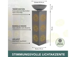 EASYmaxx LED-Dekosäule Mandala, Aufbauset