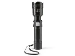 EASYmaxx Taschenlampe wiederaufladbar 3.7 V schwarz inkl. USB-Kabel
