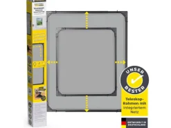 EASYmaxx Teleskop Insektenschutzgitter Anthrazit