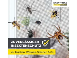 EASYmaxx Teleskop Insektenschutzgitter Weiss
