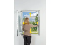 EASYmaxx Teleskop Insektenschutzgitter Weiss