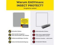 EASYmaxx Teleskop Insektenschutzgitter Weiss
