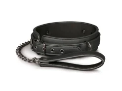 Easytoys Fetish Collection Fetisch Halsband mit Leine Schwarz