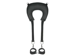 Easytoys Fetish Collection Fesseln Pillow & Ankle Cuffs Leg Position Strap Schwarz
