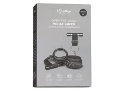 Easytoys Fetish Collection Over the Door Wrist Cuffs Schwarz