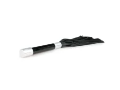 Easytoys Fetish Collection Riemenpeitsche mit Metallgriff Schwarz