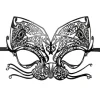 Easytoys Fetish Collection Venezianische Maske Schwarz