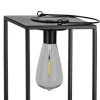 EGLO Leuchten Gartenlicht Deko Solarleuchte Laterne Schwarz