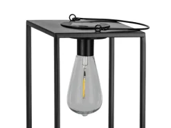 EGLO Leuchten Gartenlicht Deko Solarleuchte Laterne Schwarz