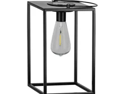 EGLO Leuchten Gartenlicht Deko Solarleuchte Laterne Schwarz