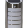 EGLO Leuchten Gartenlicht Solarleuchte mit Sensor Silber