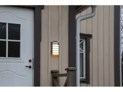 EGLO Leuchten Gartenlicht Solarleuchte mit Sensor Silber