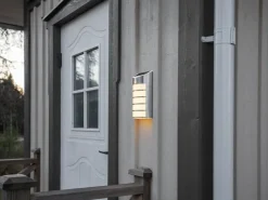 EGLO Leuchten Gartenlicht Solarleuchte mit Sensor Silber