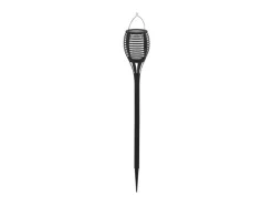 EGLO Leuchten Gartenlicht Solar Fackel, Schwarz