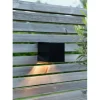 EGLO Leuchten Gartenlicht Solar Wandleuchte Schwarz