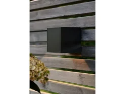 EGLO Leuchten Gartenlicht Solar Wandleuchte Schwarz