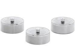EGLO Leuchten LED Teelichter Set SOLAR Ø 5 x 3 cm, Weiss
