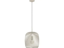 EGLO Leuchten Pendelleuchte ROMAZZINA beige E27