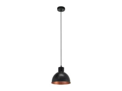 EGLO Leuchten Pendelleuchte TRURO 1 1x E27 Schwarz
