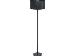 EGLO Leuchten Stehleuchte MASERLO 1x E27, Schwarz