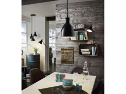 EGLO Leuchten Stehleuchte PRIDDY 1x E27 Schwarz